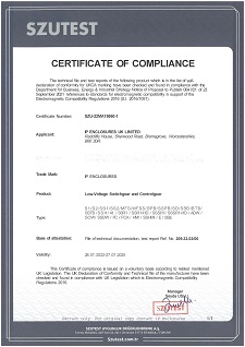 IP Enclosures Certificate – UKCA