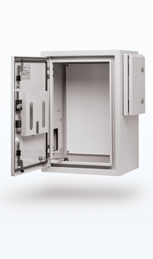 Pole Mount Aluminium Field Cabinet - 4