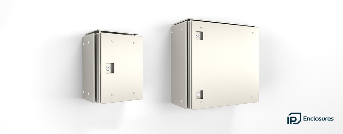 Stainless Steel Electrical Enclosures with Sun Shields
