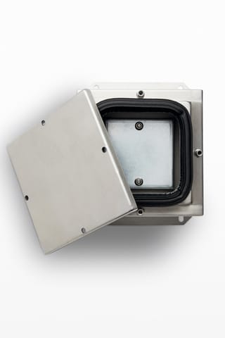 Stainless Steel Terminal Box Open